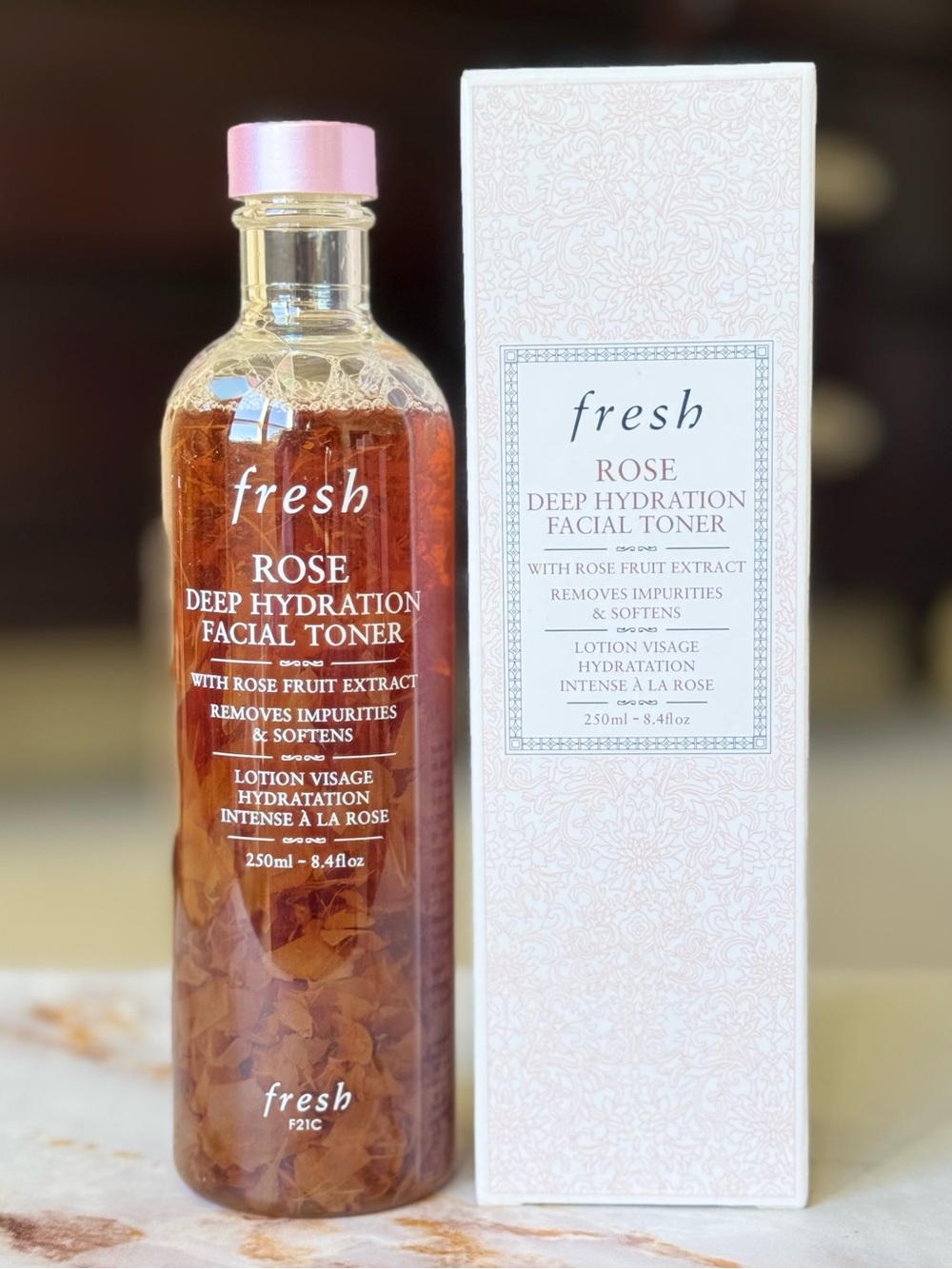 FRESH / Rose Deep Hydration Facial Toner 8.4oz / 260ml New in Box
